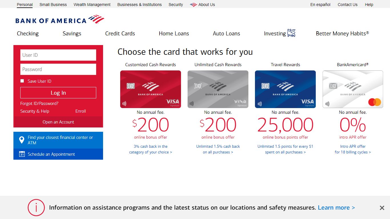 Bank of America Advantage Plus Banking Clarity Statement